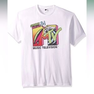 NWOT MTV Men's Freeze 100% Cotton Springbreak 94 Logo T-Shirt, Size Medium